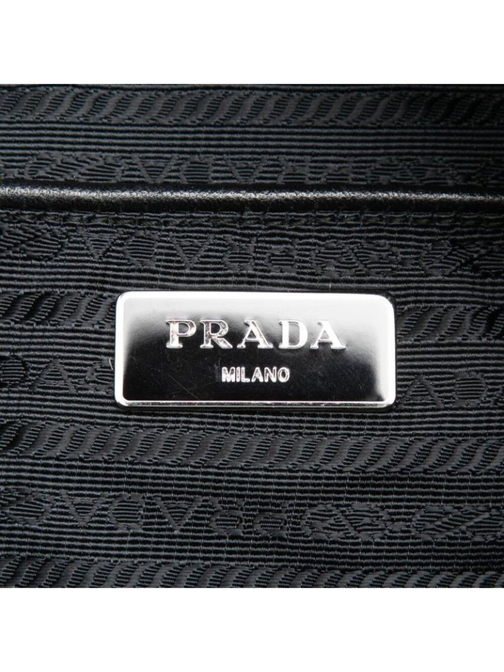 Prada Handbag Black Nylon Leather - Picture 5 of 6
